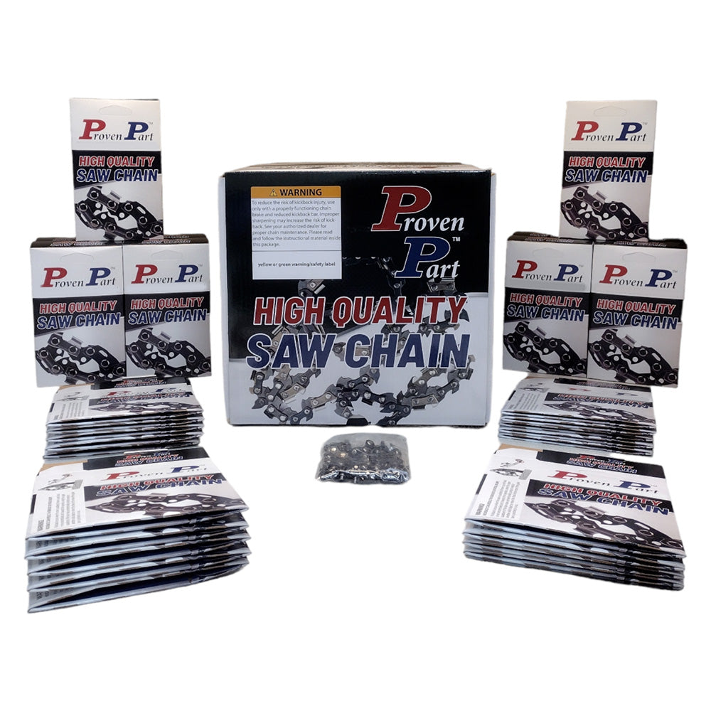 100ft Roll 3/8" .050 Chisel Ripping Chainsaw Chain With Breaker And Spinner Kit