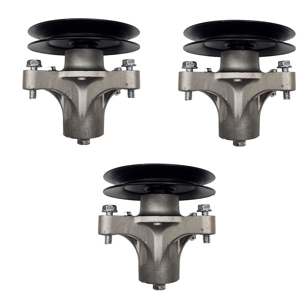 (3) Proven Part Spindles And Pulleys Fits Toro TimeCutter MX5000 5000C 139-7454 117-7268