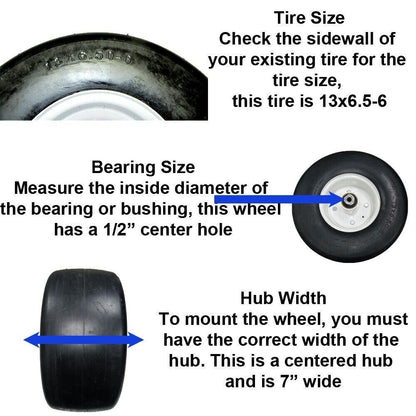 Proven Part No Flat Tire Fits Radius Mowers 126-9367
