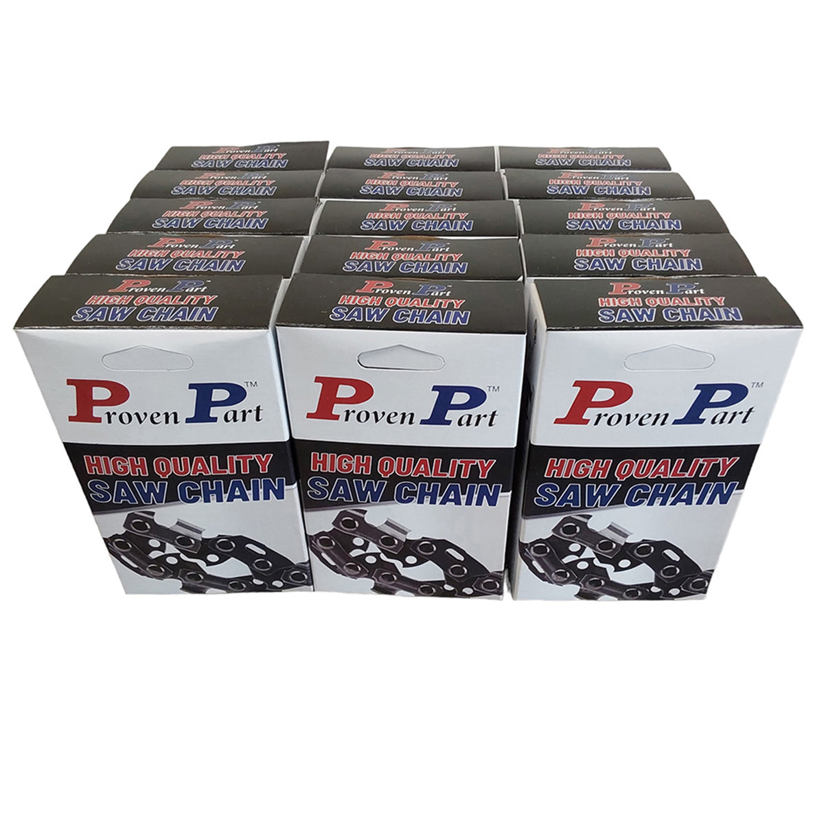 Parte probada, paquete de 15 cadenas de 16 pulgadas para Stihl Ms290,291,310,311 3687-005-0067 Bar .325 .050 67Dl