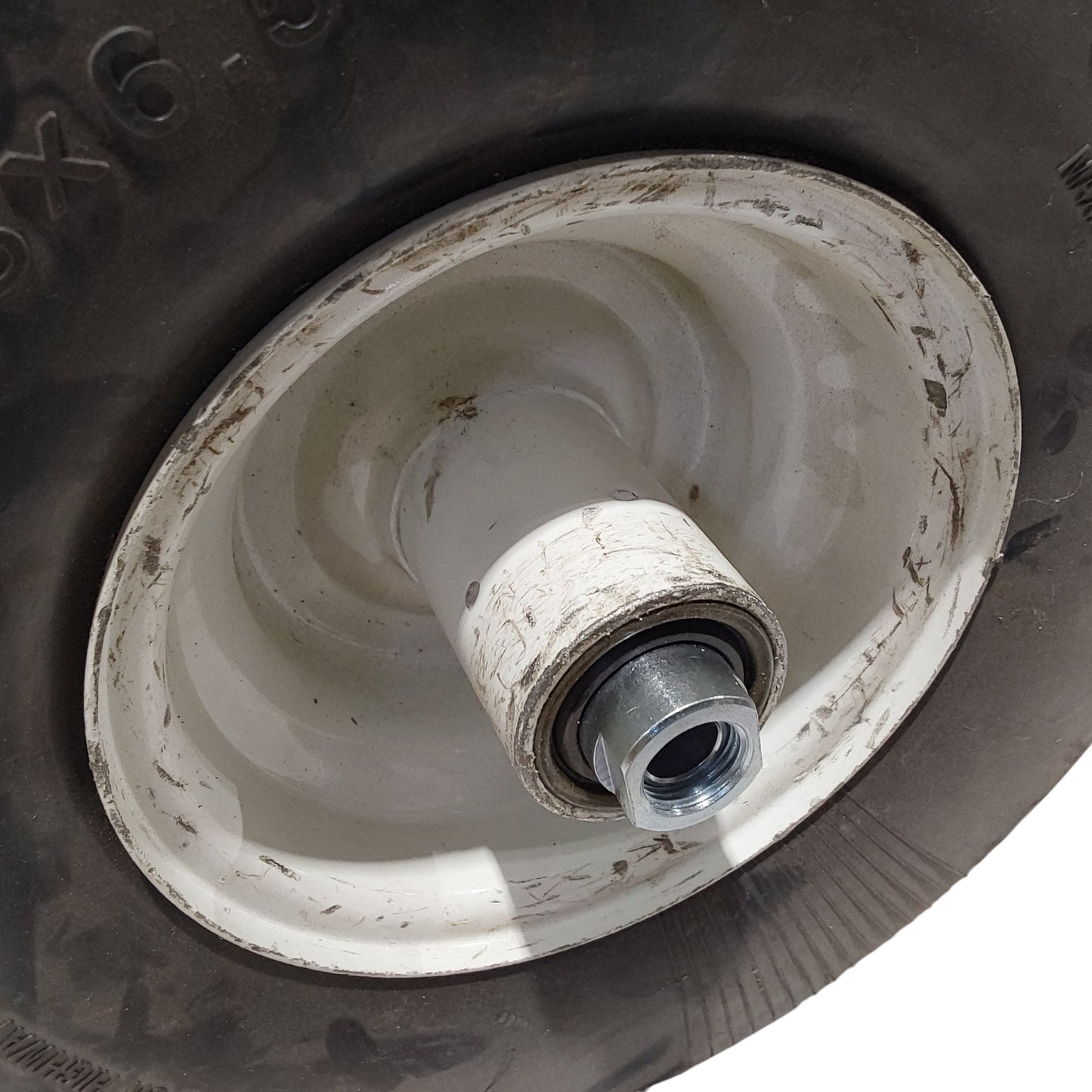 Proven Part 13X6.50-6 Flat Free Tire Asm Scratched Paint White Rim For Exmark and Toro