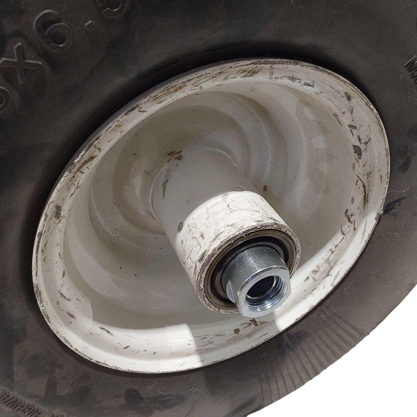 Proven Part 2 Pack Of 13X6.50-6 Flat Free Tire Asm Scratched Paint White Rim For Exmark and Toro