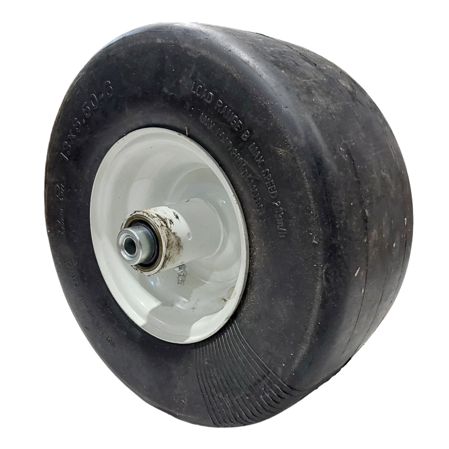 Proven Part 13X6.50-6 Flat Free Tire Asm Scratched Paint White Rim For Exmark and Toro