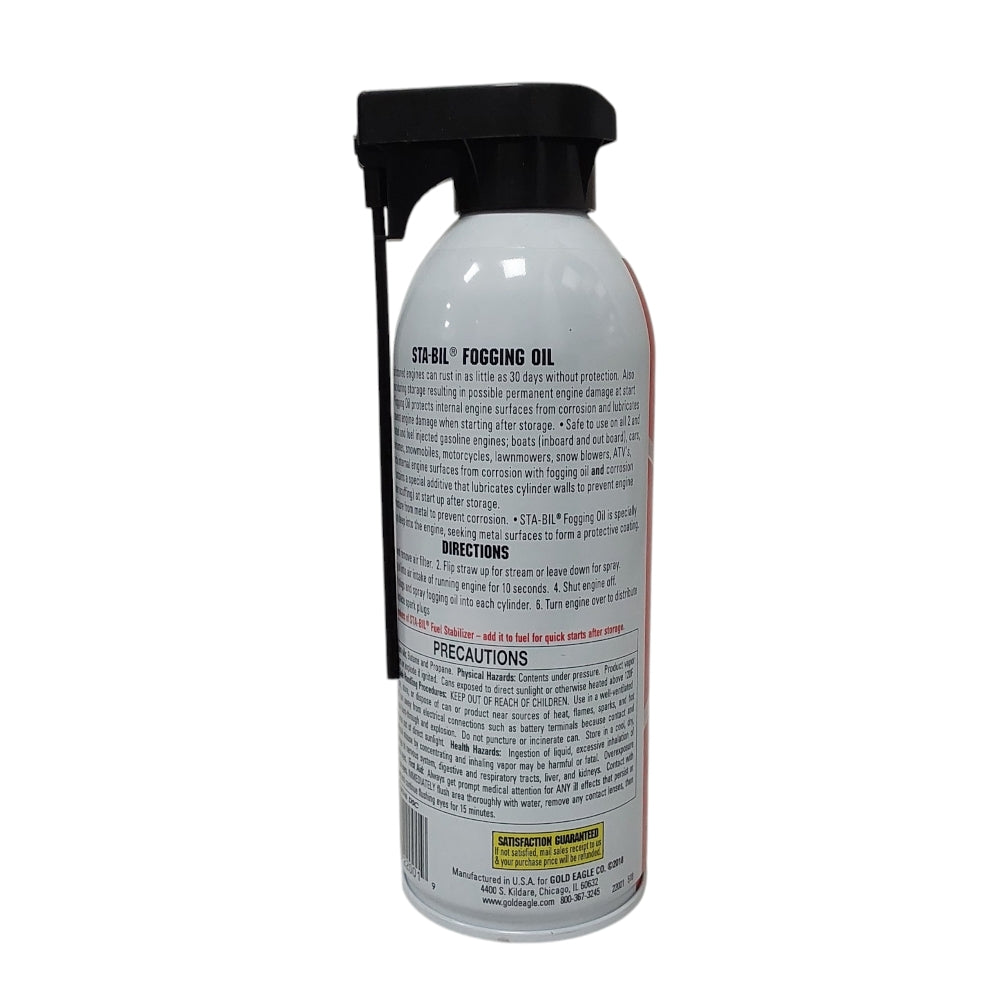 Sta-Bil Fogging Oil Stops Corrosion In Stored Engines