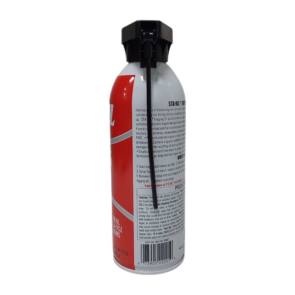 Sta-Bil Fogging Oil Stops Corrosion In Stored Engines
