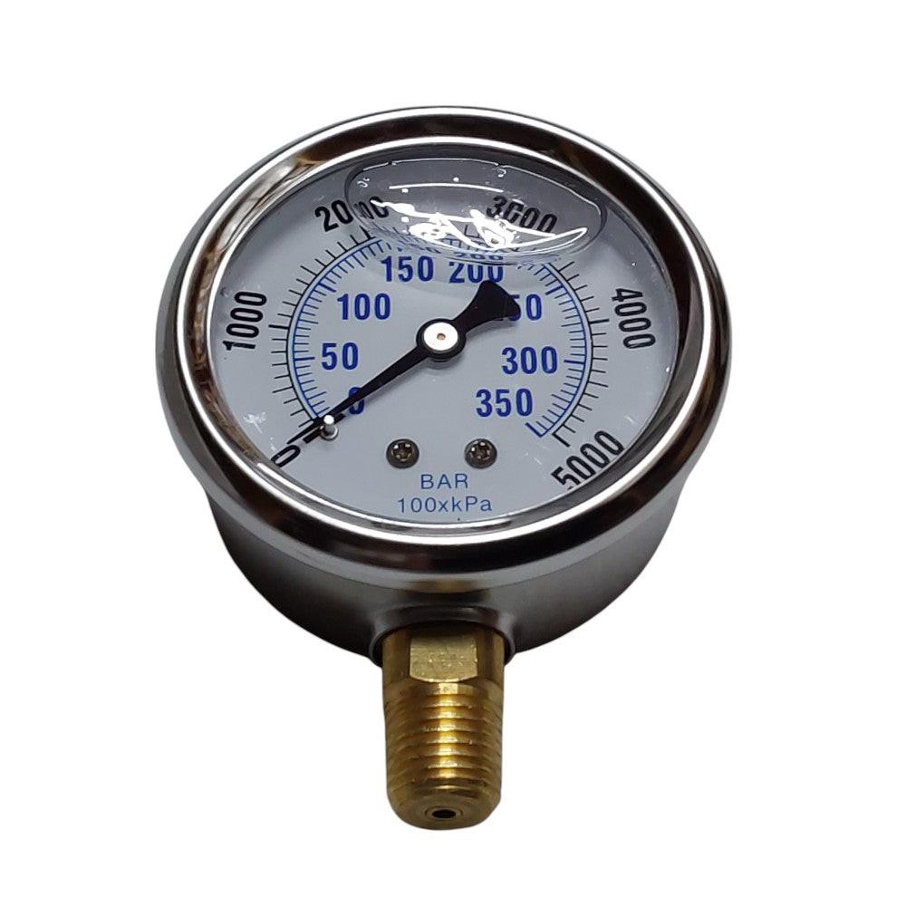 Genuine Barens 2427 Stainless Steel Pressure Gauge 5000 PSI