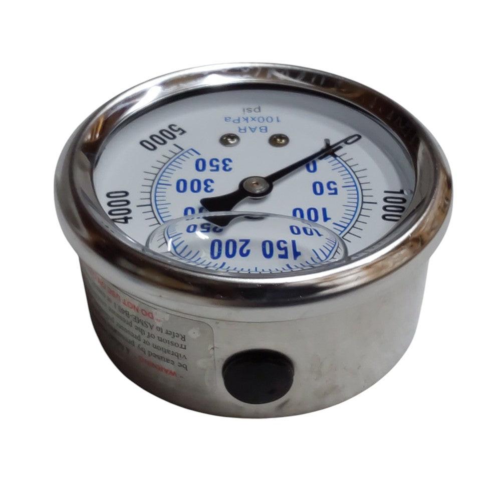 Genuine Barens 2427 Stainless Steel Pressure Gauge 5000 PSI