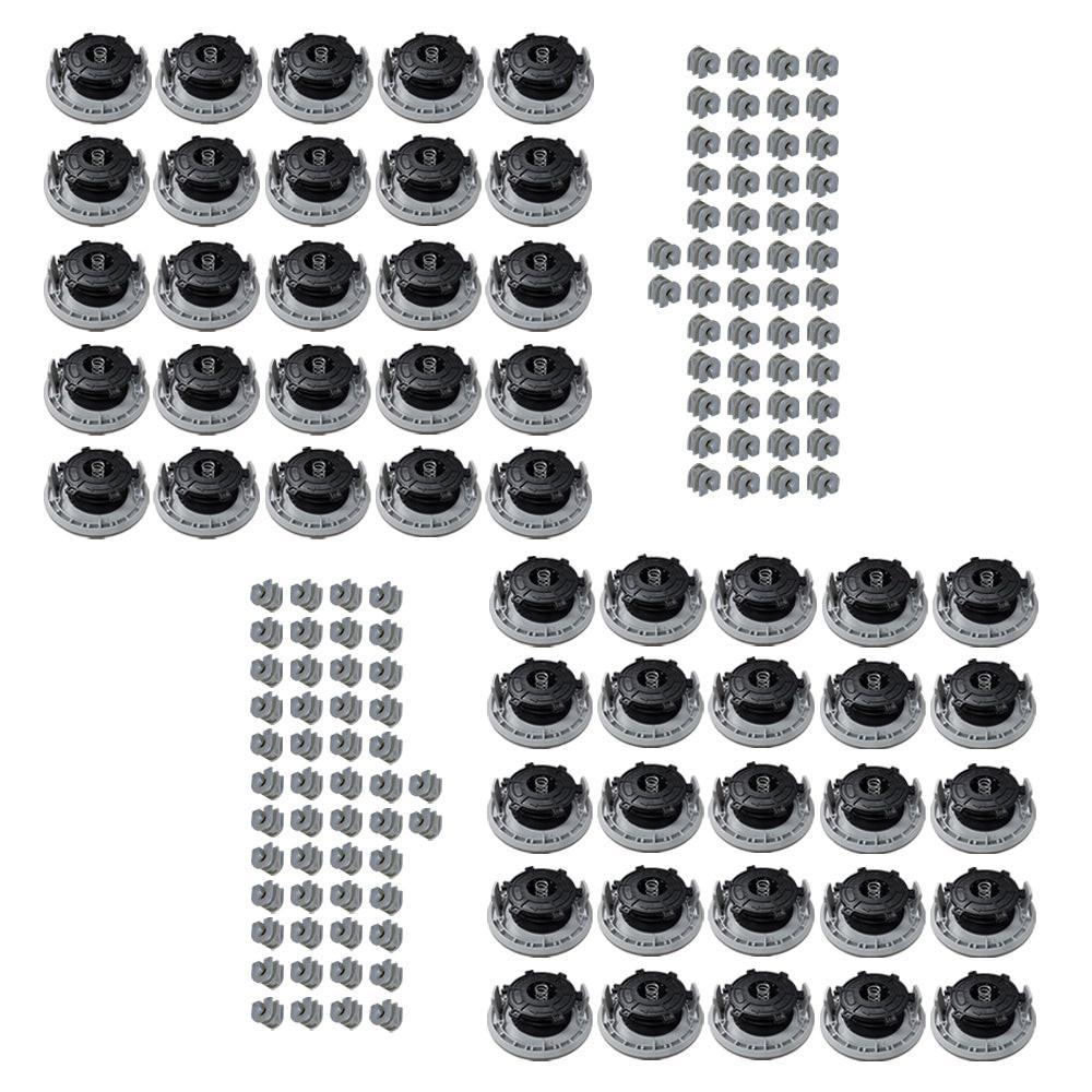Proven Part 50 PK Trimmer Caps Spools Springs Eyelets For Stihl 27-2 40027139712 40027133017 9971501 4003 713 8301
