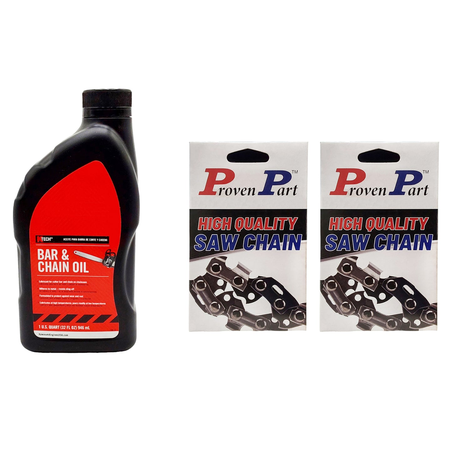 Cadena de pieza probada para barra de 16" 325LP .043 59DL compatible con Husqvarna 596 55 33-64, paquete de 2