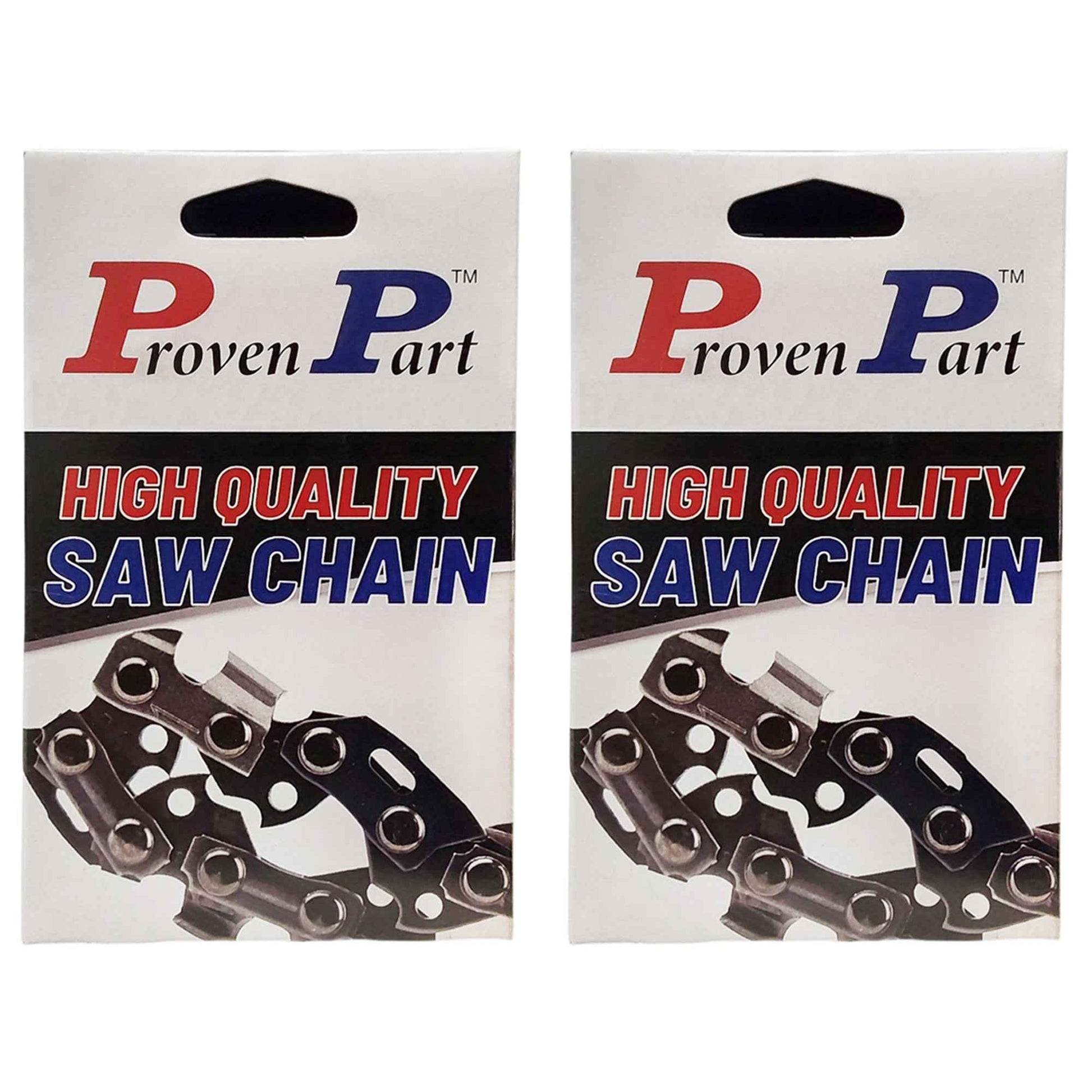 Proven Part 2-Pack 13" Chainsaw Chain, .325 LP Pitch, .043 Gauge, 54 Drive Links, Replacement Saw Chain compatible with Husqvarna 540i XP, T540i XP, T535i XP, and Milwaukee M18 FUEL 2826-20