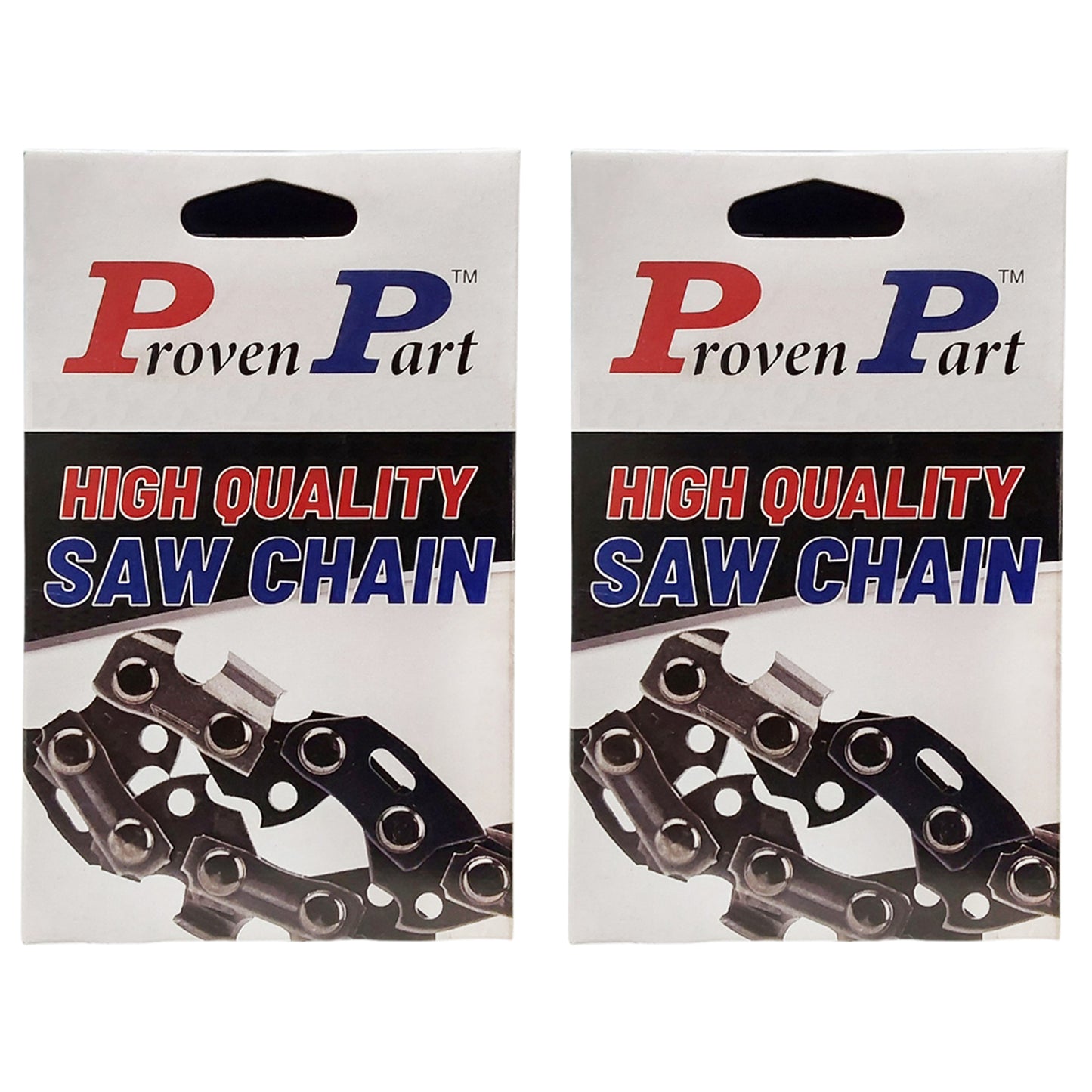 Proven Part 2-Pack 18" Chainsaw Chain .325" .058" 72 DL Fits Husqvarna 591101272, 591099072