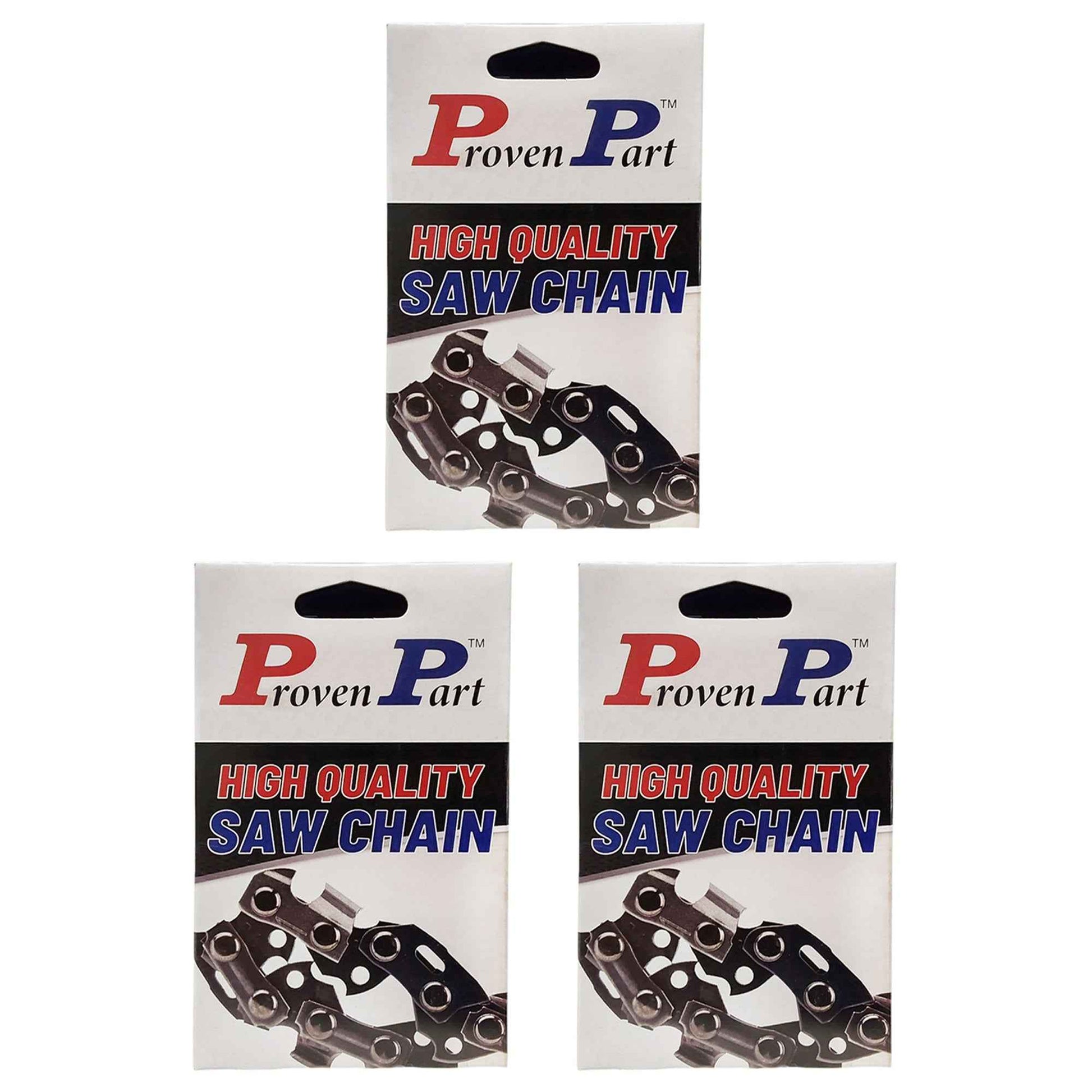 Proven Part 3-20" Chain Fits 3687-005-0081 Bar .325" .050" 81DL, 1 Qt Chain Oil,(3) 3/16" Files (Copy)