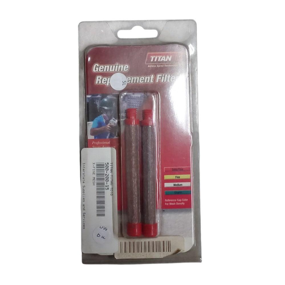 2 PK Genuine Titan Red 150 Mesh Gun Filters 500-200-15 Fit LX-80, LX80II, LX75