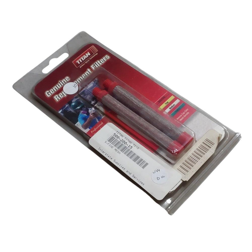 2 PK Genuine Titan Red 150 Mesh Gun Filters 500-200-15 Fit LX-80, LX80II, LX75
