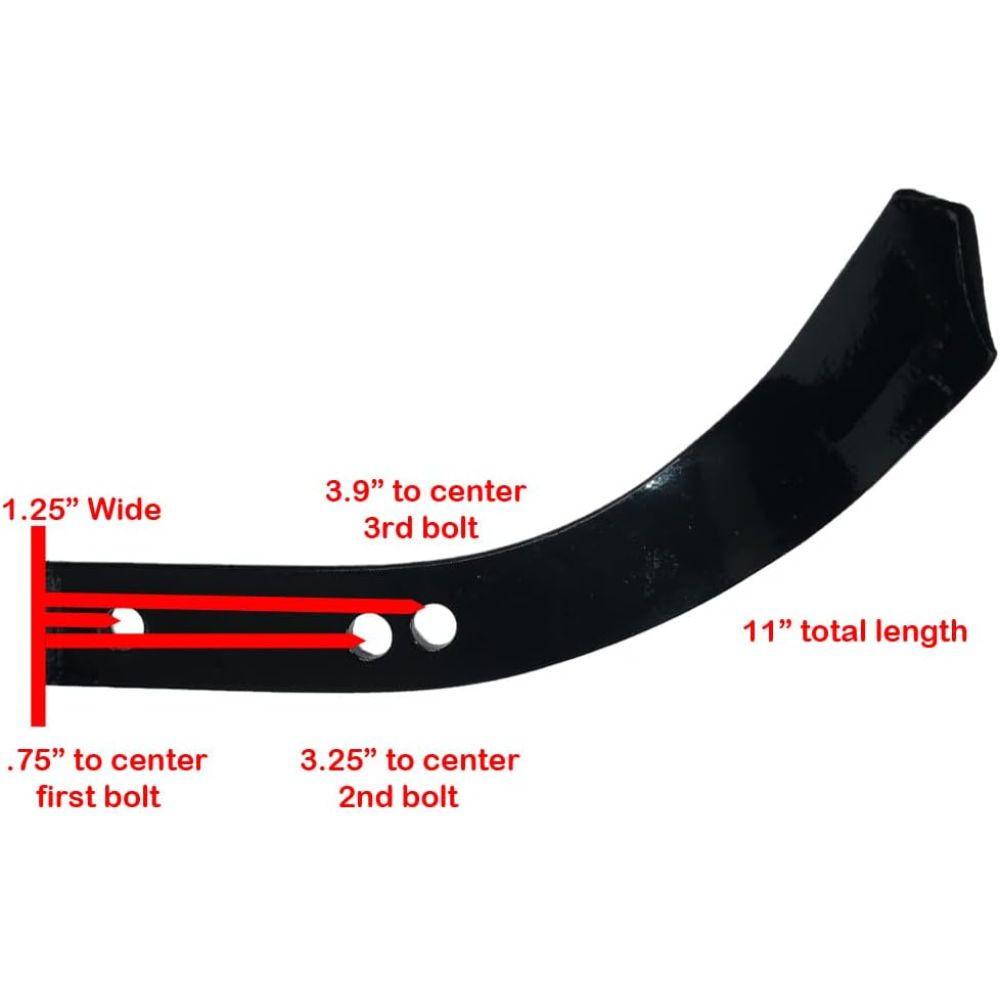 Proven Part Set Of 4 Roto Tiller Tines 1901118A 1901118 742-0105 742-0106