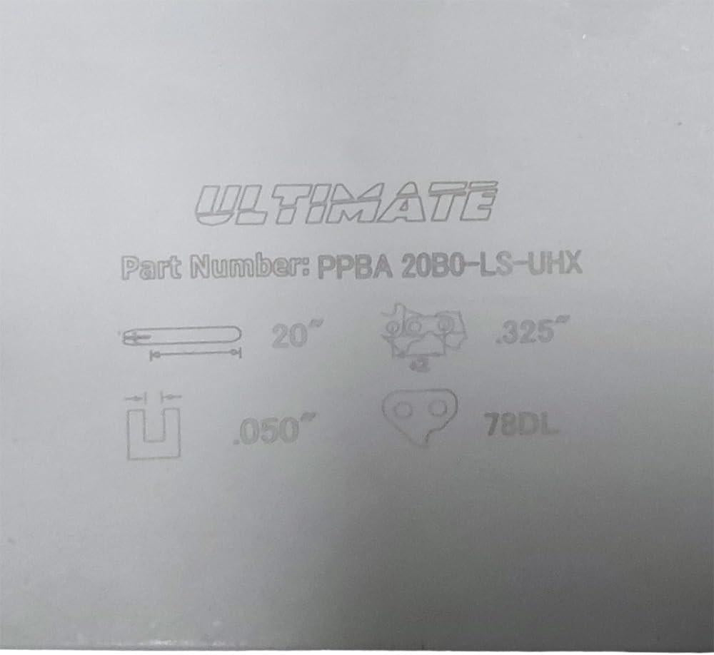 Proven Part 20" Chainsaw Guide Bar Fits Husqvarna 596199780 LS HX A061 .325" .050" DL78