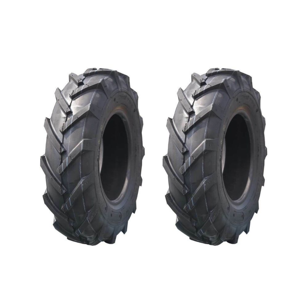 (2) 4.80-8 4.80x8 / 4.00-8 4.00x8 2PR AG Tbls Lug Garden Tiller Snow Tires