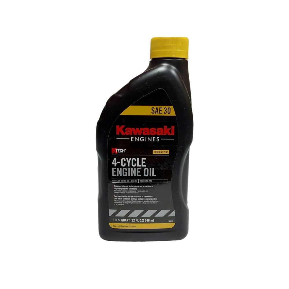 Proven Part 12-Pack Kawasaki Ktech 4-Cycle Engine Oil Sae30 1 Qt Bottles- 99969-6281
