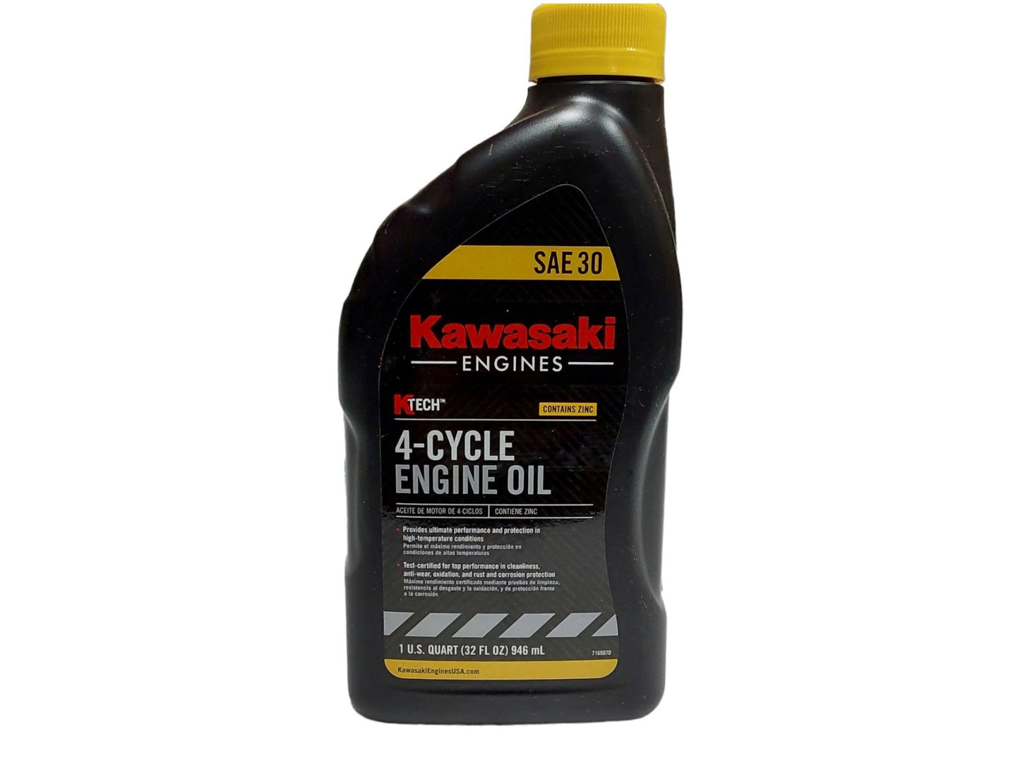 Proven Part Kawasaki Ktech 4-Cycle Engine Oil SAE30 1 Qt Bottle- 99969-6281