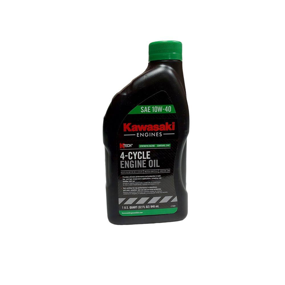 Proven Part 12-Pack Kawasaki Ktech 4-Cycle Engine Oil 10W-40 1 Qt Bottles- 99969-6296
