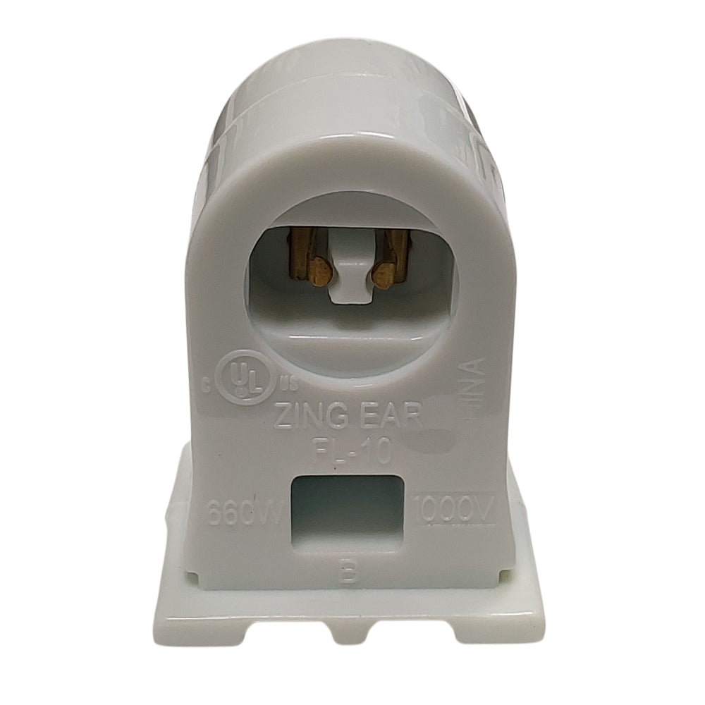 8 PK SatCo 80-1499 Fluorescent Light Sockets for linear T8/T12 style fluorescent lamps