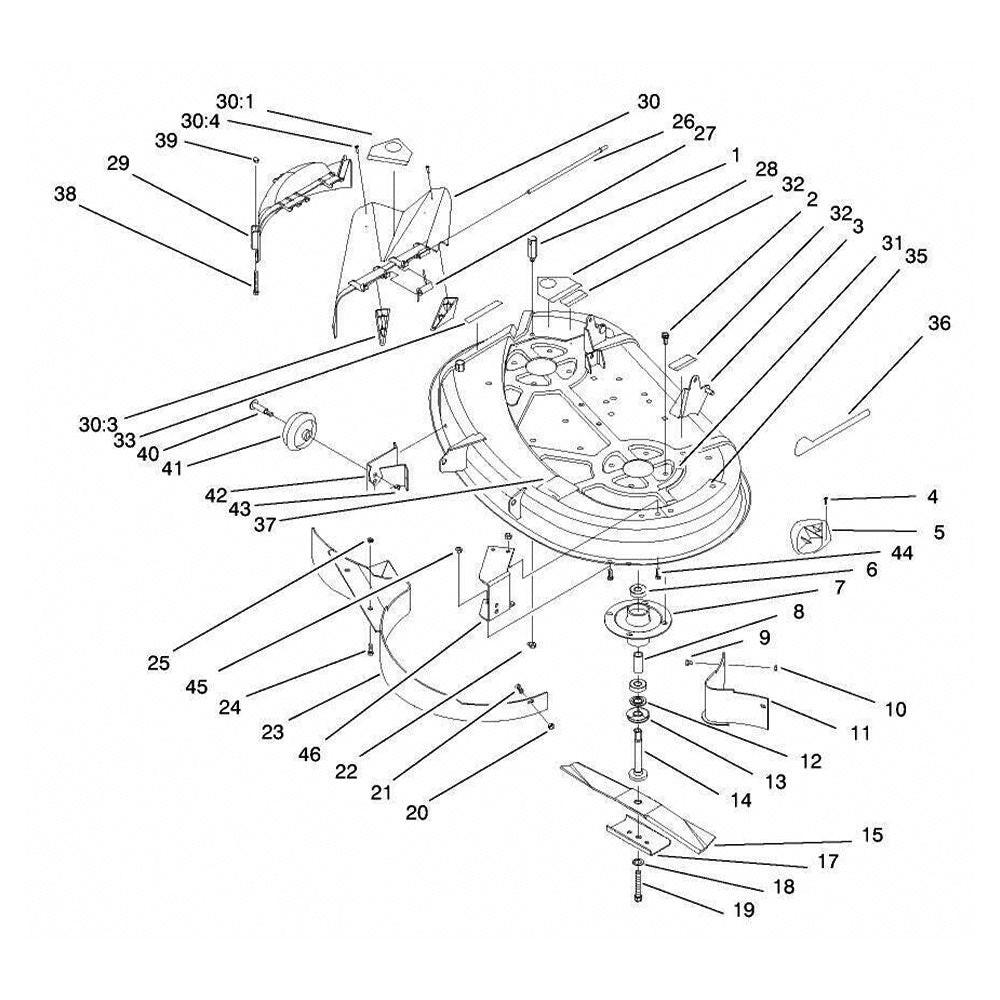 Eje de husillo de pieza probada 80-4341 compatible con tractores de césped Toro