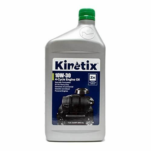 (1) Cuarto de galón de aceite Kinetix de alto rendimiento para motores pequeños 10W-30 80001 para motores de 4 tiempos