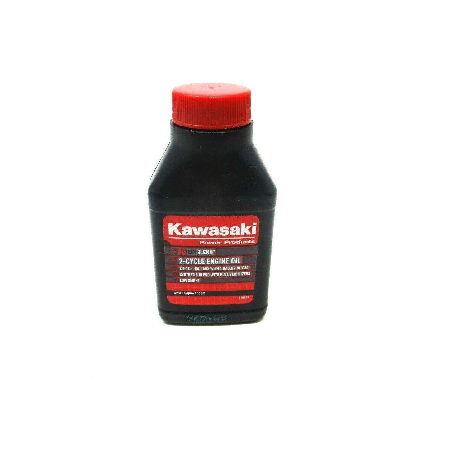 Pieza probada Kawasaki Ktech Mezcla de aceite de 2 ciclos 2.6 oz Mezcla de 1 galón - 99969-6082C