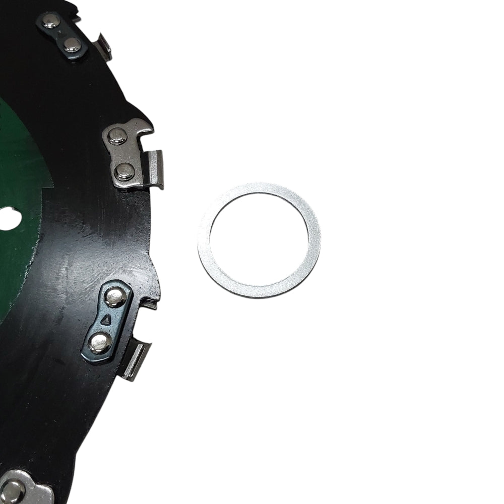 7" Razor Max Brush Cutter Blade 1" Arbor For Trimmers With 20mm Adapter and 3 Sharpening Files 3/16"