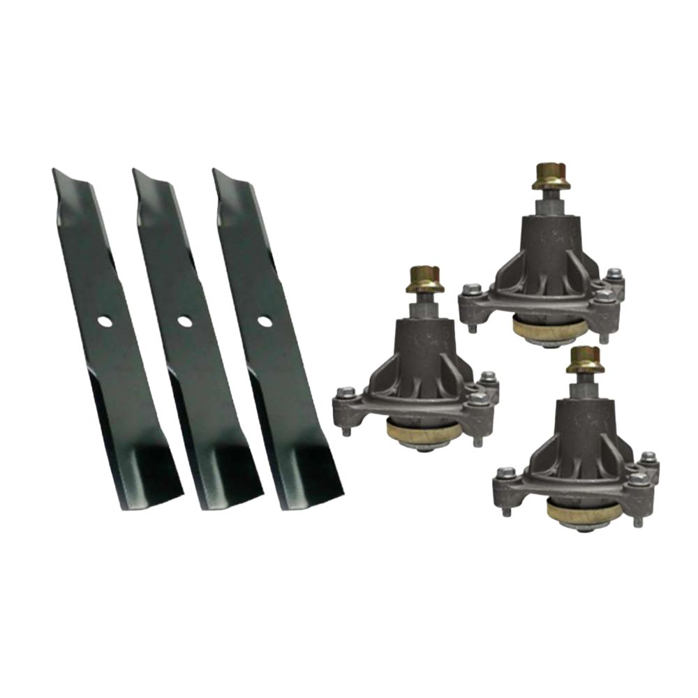 Proven Part Deck Rebuild Kit Spindles Blades For Compatible