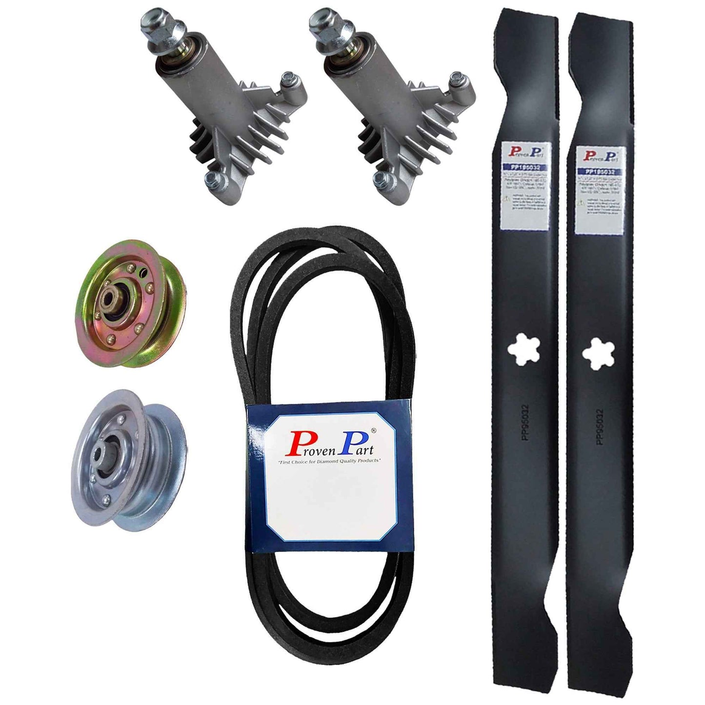 Proven Part 42" Deck Rebuild Kit Fits Poulan Pro PR185H42ST, PO17542LT, Fits 130794, 128285, 137641, 137645