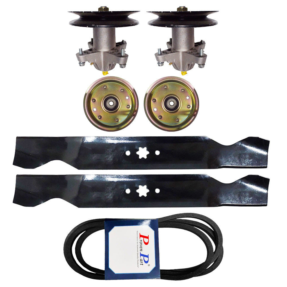 Proven Part Deck Blade Spindle Belt Idler Kit Fits Troy Bilt Super Bronco Range Rider