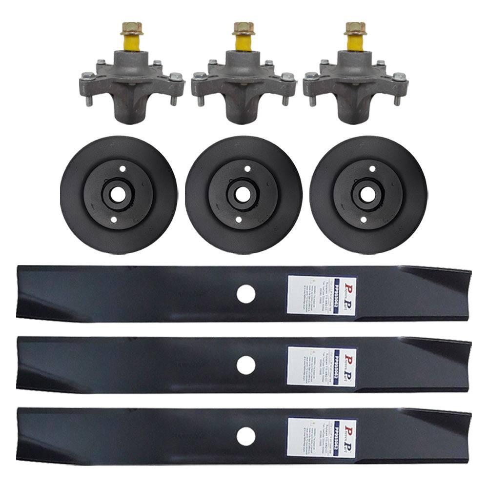 Proven Part Mower Deck Spindles Pulleys Blades For Toro 117-7268 115-5062-03 139-7454.