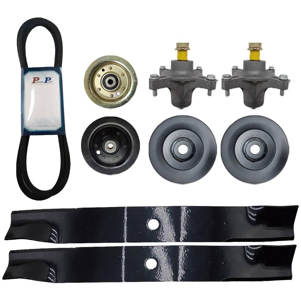 Proven Part Mower Deck Kit Pulleys Spindles Blades Belt Fit Toro 34"  117-7268 106-2175 110-6837-03 127-0098  Model 74750, 75734, 77301.
