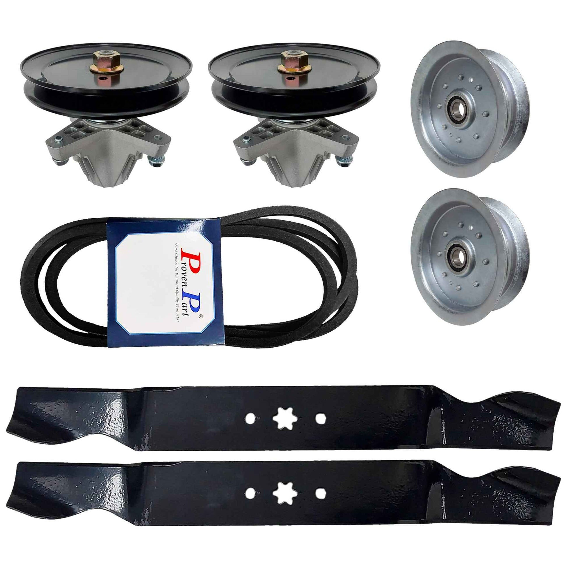 490-130-C014 918-06977 942-04290 756-05034 Deck Spindle & Blade Belt For MTD