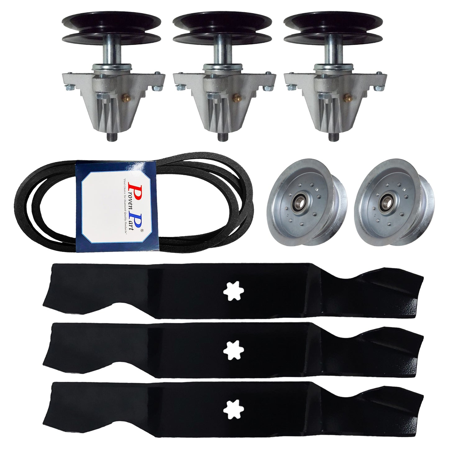 Proven Part 54" Deck Rebuild Kit Fits MTD 918-06978, 942-05056A, 954-05025A, 756-05034A