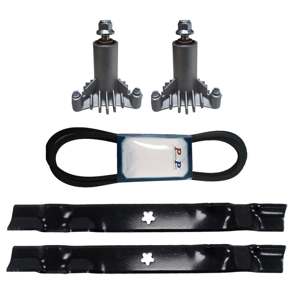Correa cubierta con mandriles de cuchillas para cortacésped de 42 pulgadas, pieza probada, para 134149 144959 130794 82-225