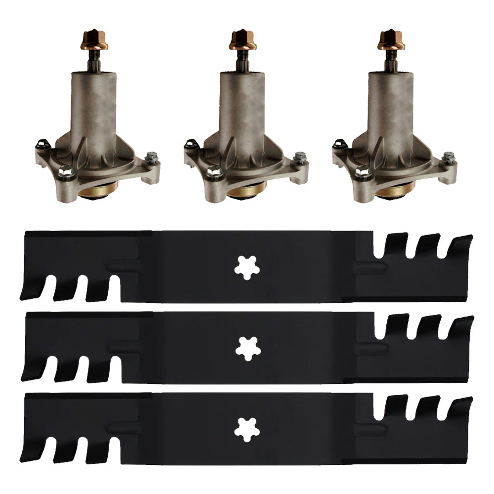 Kit de cuchillas de husillo de 54 pulgadas, pieza probada, 187292 587125401 187254 R12121 532192870 532187281