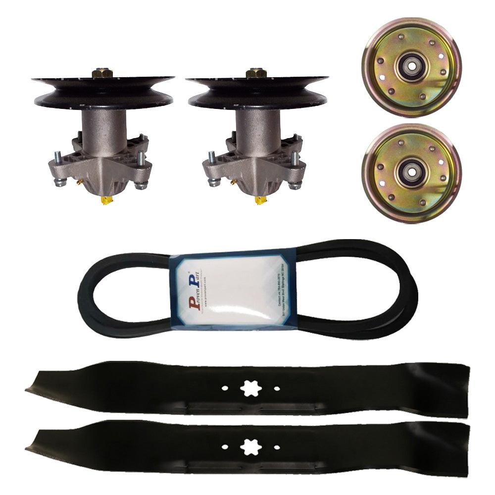 Kit de cubierta de pieza probada Husillos Cuchillas Poleas Correa 918-04456 918-04461 753-08171