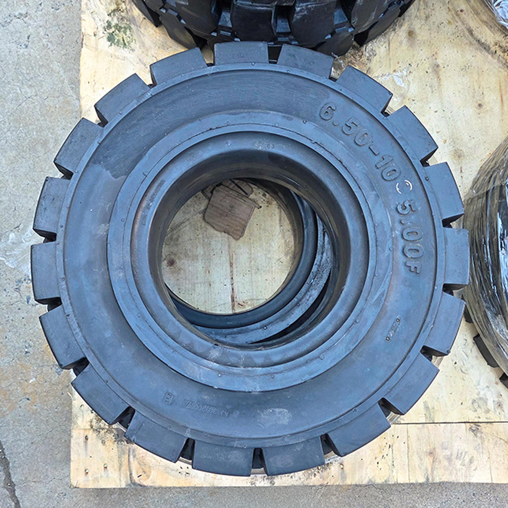 2-Pack Proven Part Solid Rubber Forklift Tires 6.5-10.500F Never Used
