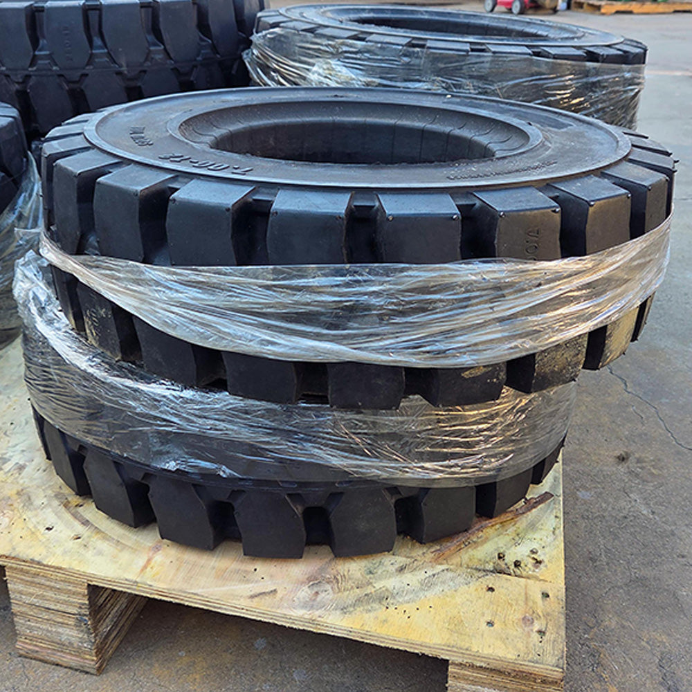 2-Pack Proven Part Solid Rubber Forklift Tires 7.00-12 Never Used