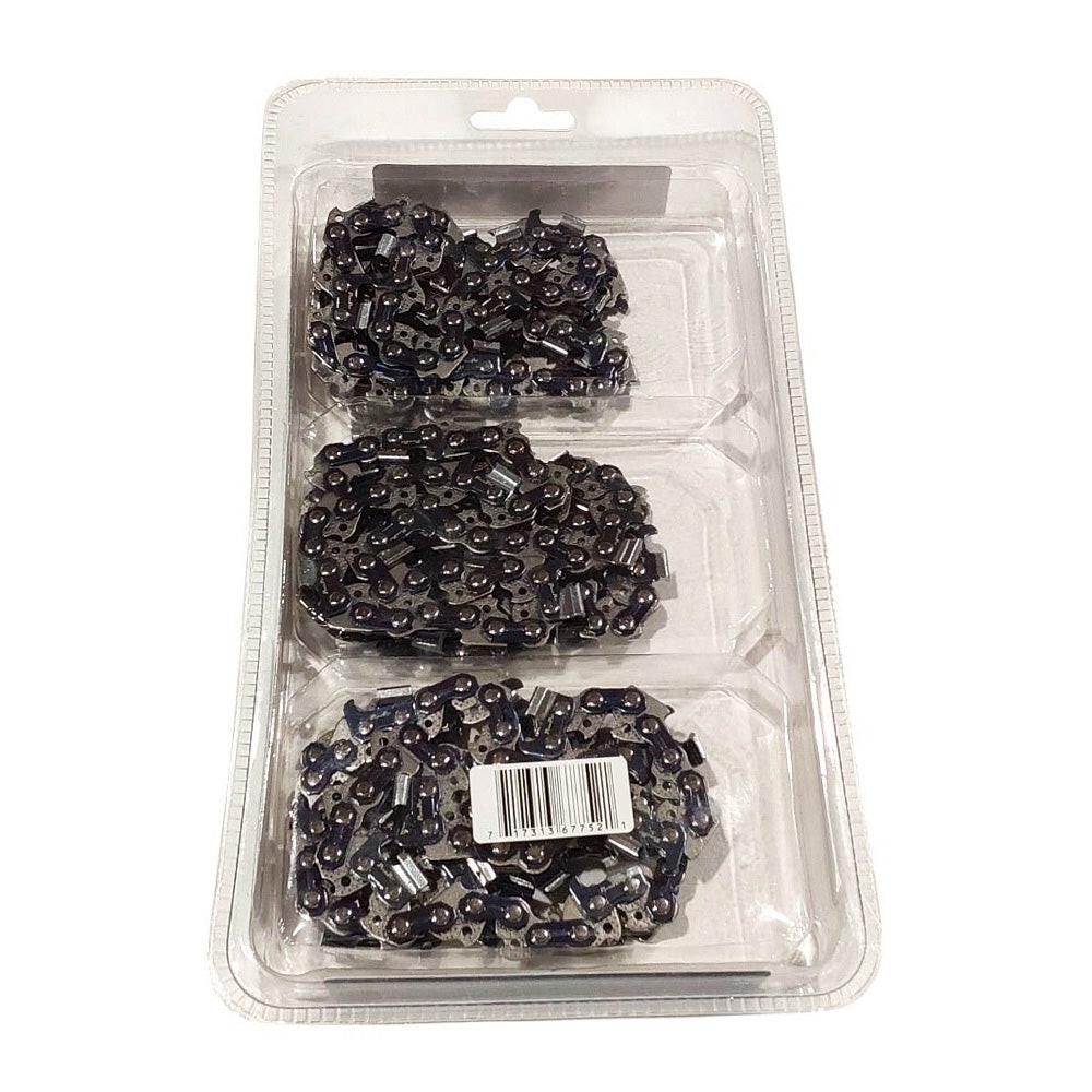 Proven Part 3-Pack of chainsaw Chain 38 Pitch 050 Gauge 72 DL Fits Stihl 33RS3 72