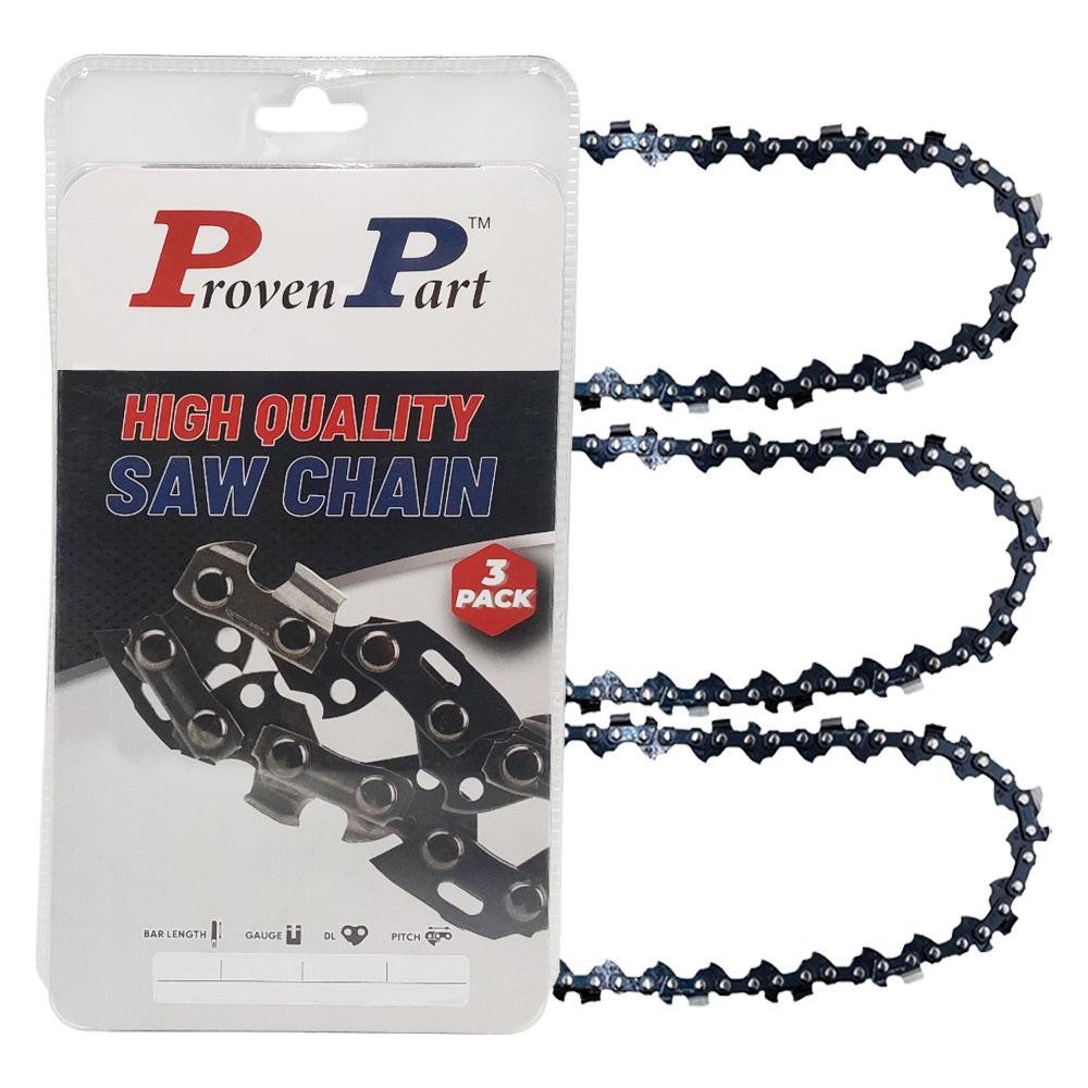 Proven Part 3-Pack of chainsaw Chain 3/8 Pitch 050 Gauge 92 DL Fits Craftsman 72V092G
