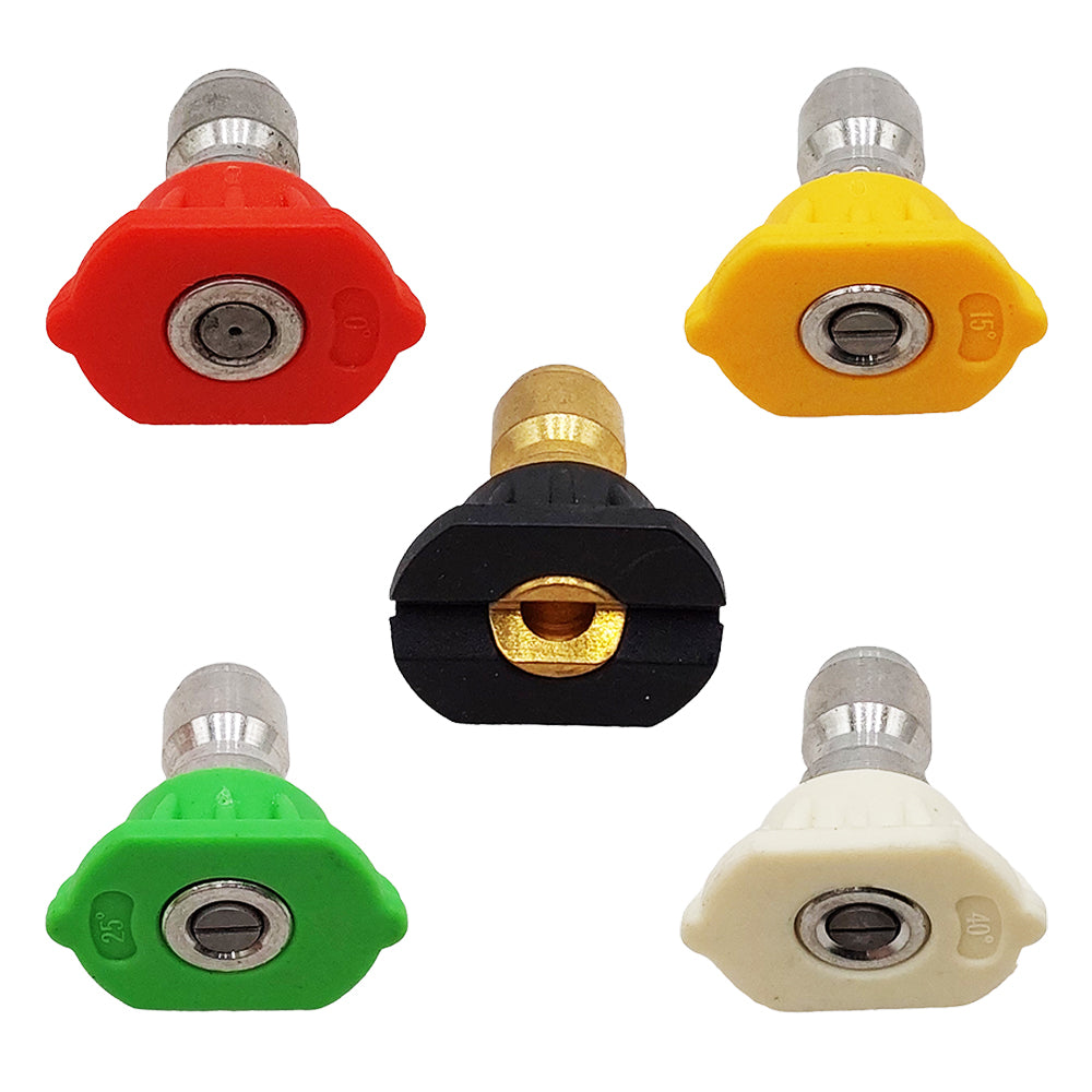 Proven Part 5 Pcs Pressure Washer Spray Nozzle Tip 1/4" 3.0