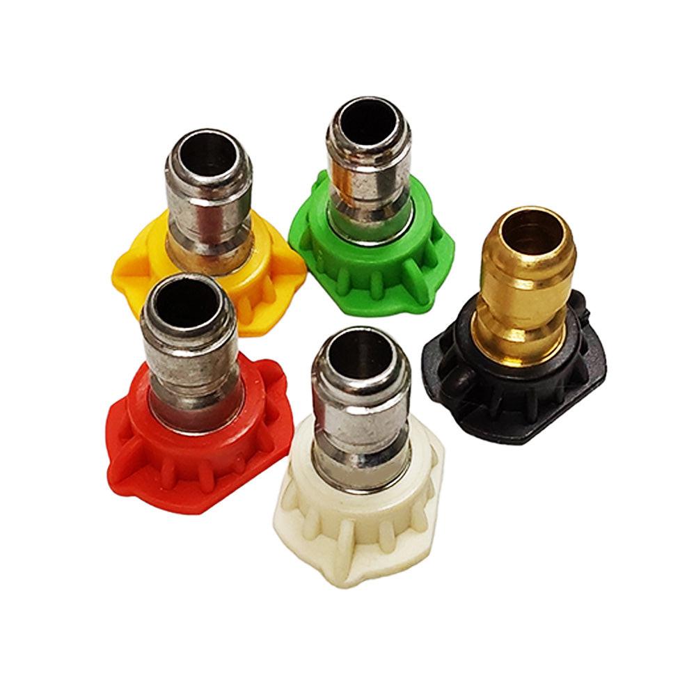 Proven Part 5 Pcs Pressure Washer Spray Nozzle Tip 1/4" 2.5