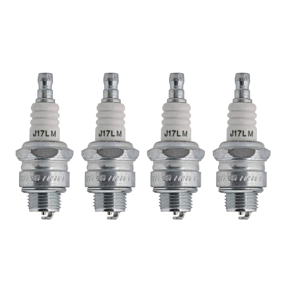 Proven Part 4-Pack Champion (845-1) J17LM Traditional Spark Plug, Pack Of 4