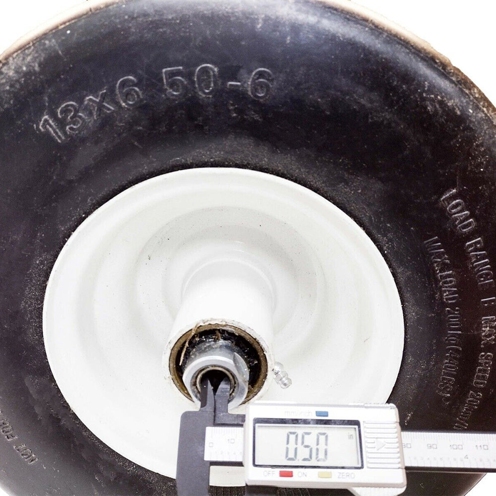 Proven Part 2 Pack 13X6.5X6 White No-Flat Front Solid Tire Puncture Proof For Exmark 103-0065 Includers Bearings For 103-3051 - 1-633584 - 103-0063 - 126-5361 - 1-633585