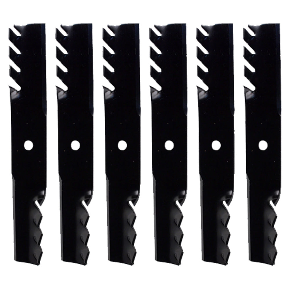12-PACK TOOTHED MULCHING BLADE FITS EXMARK 116-5174-S
