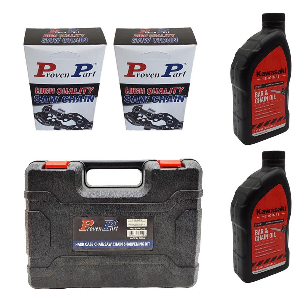Cadena de pieza probada para barra de 14" 325LP .043 59DL compatible con Husqvarna 596 55 33-59, paquete de 2