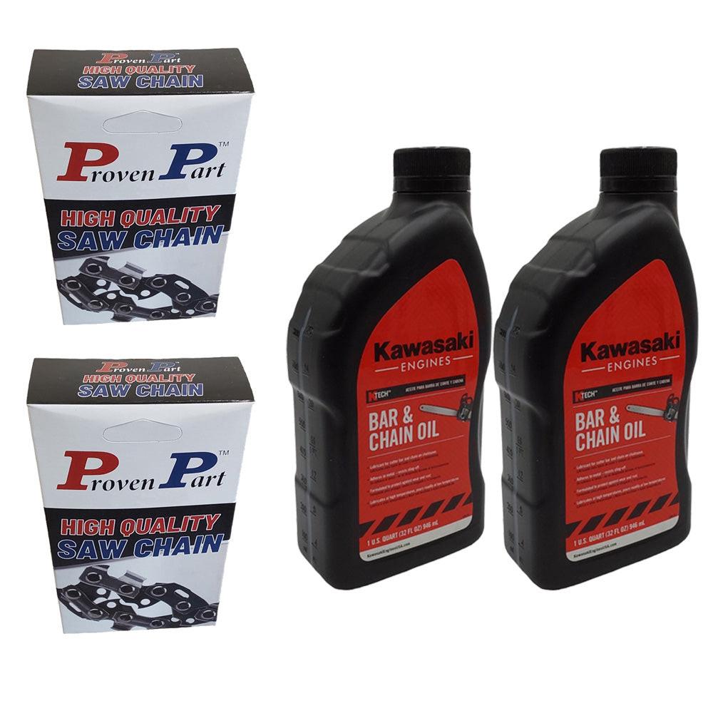 Cadena de pieza probada para barra de 14" 325LP .043 59DL compatible con Husqvarna 596 55 33-59, paquete de 2